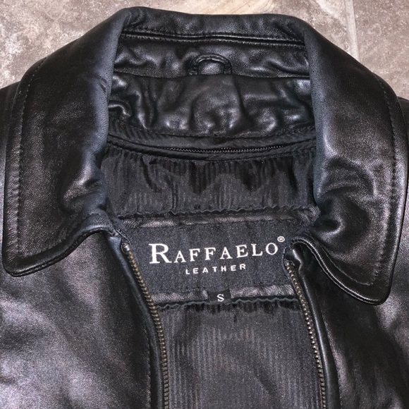 Women’s Raffaelo Soft Leather Zip Up Jacket - Picture 3 of 6